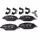 Колодки тормозные VAG (VW/Audi/Skoda/Seat) 6RU698151B Передние