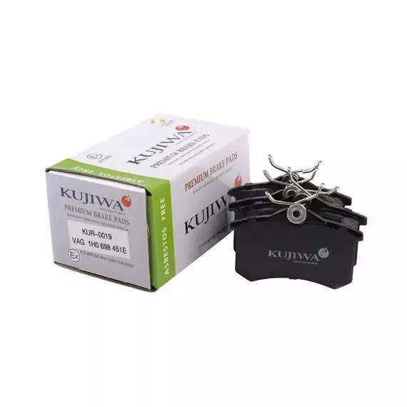 KUJIWA KUR0019 Колодки тормозные RENAULT Megane; VOLKSWAGEN Polo Classic III задние 1H0698451E