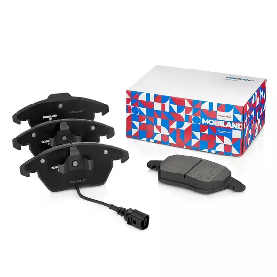 Тормозные колодки передние MOBILAND 429103470 для а/м Audi A1, Skoda Fabia II, Seat Ibiza