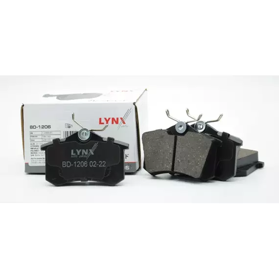 LYNX BD1206 Колодки Тормозные задние Ауди, Шкода Октавия, Рапид