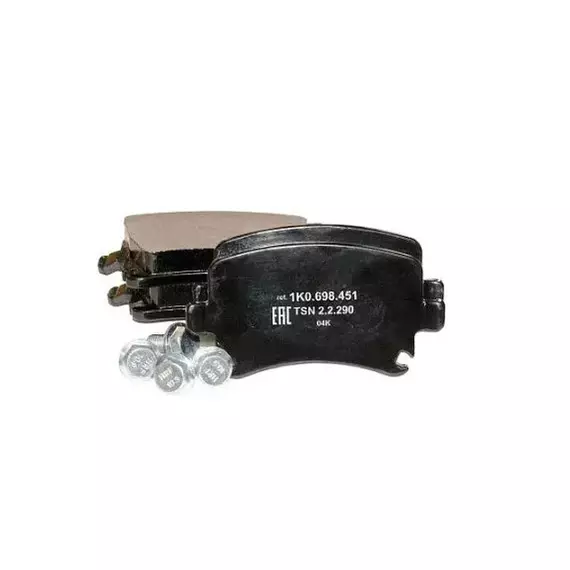 Колодки тормозные дисковые задние AUDI A3, A4, A6 / SKODA Octavia II, Superb II / VW Golf plus, V, VI, Passat
