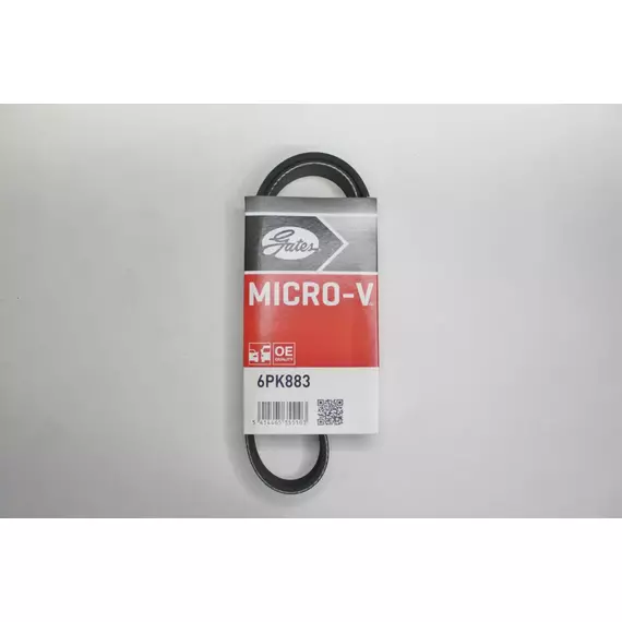 Ремень генератора GATES 6PK883 (поликлиновой) - Gates арт. 6PK883