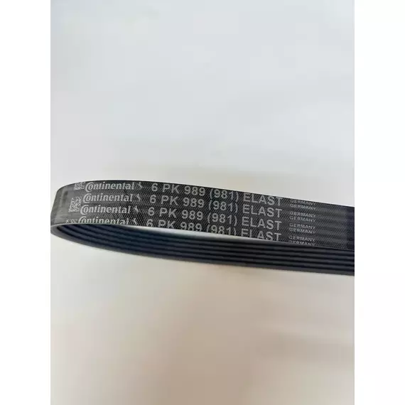 Ремень поликлиновой 6PK989 ELAST Contitech VW polo, skoda rapid 2015