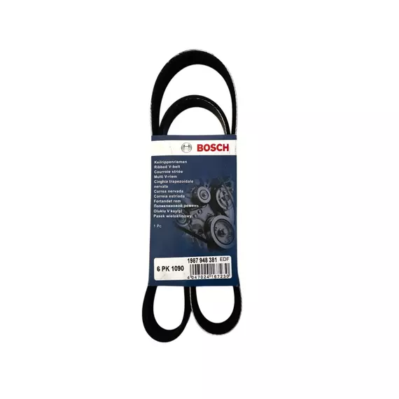 Ремень приводной 6pk1090 Bosch 1987948381 (VW Golf, Jetta, Passat, Skoda Octavia, Opel Astra)