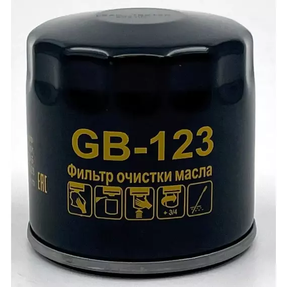 Фильтр масляный для AUDI A1, A3 III 12-, Q3 13-, SKODA Octavia 5E_ 12-, VW Golf VI, VII 13-, Polo V 11- BIG FILTER GB123