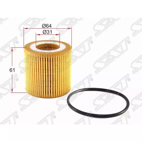 Фильтр масляный (картридж) для а/м VW POLO 1,2 01-/SKODA FABIA 02-/RAPID 12-/ROOMSTER 06-/SEAT IBIZA 02-