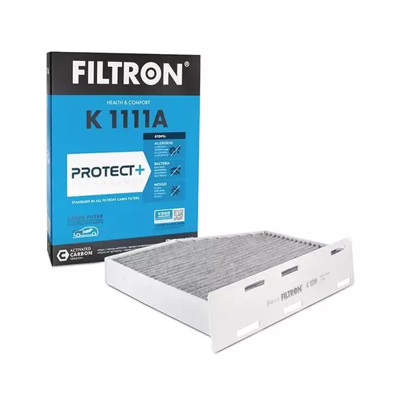 Filtron K1111A Фильтр салона угольный AUDI: A3 Q3, SEAT: ALHAMBRA ALTEA, SKODA: OCTAVIA SUPERB YETI, VOLKSWAGEN: GOLF PASSAT TIGUAN