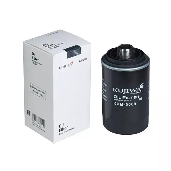 Фильтр масляный KUM0069 KUJIWA 06J115403Q для Audi; Skoda; Haval; Geely; Volkswagen