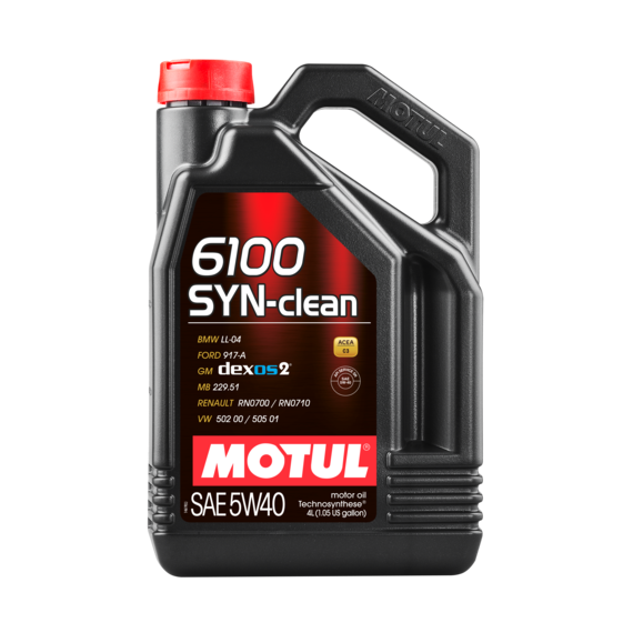 Масло моторное Motul  6100 SYN-clean 5W-40 ( 4 л.) - 107942