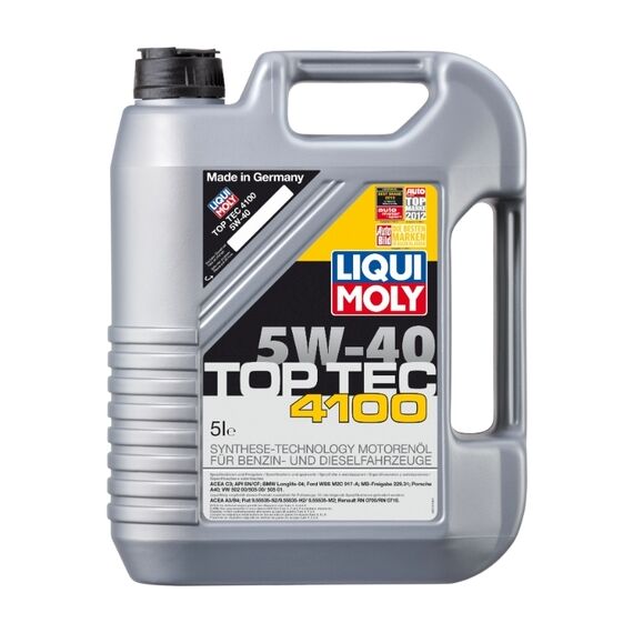 Масло моторное LiquiMoly 5W40 Top Tec 4100 ( 5л. ) - 9511