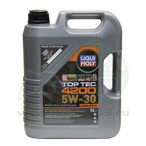 Масло моторное Liqui Moly 5w30 Top Tec 4200 5 литр - 7661