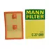 MANN C 27 009 Фильтр воздушный AUDI, SEAT, SKODA, VOLKSWAGEN