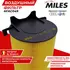 Фильтр воздушный Miles для Ауди А3 03- Шкода Октавия 2 (A5) 04- Йети 09- Фольксваген Гольф 5 6 03- Тигуан I 10- /кросс-номер MANN C 14 130 /OEM 1F0129620 3C0129620